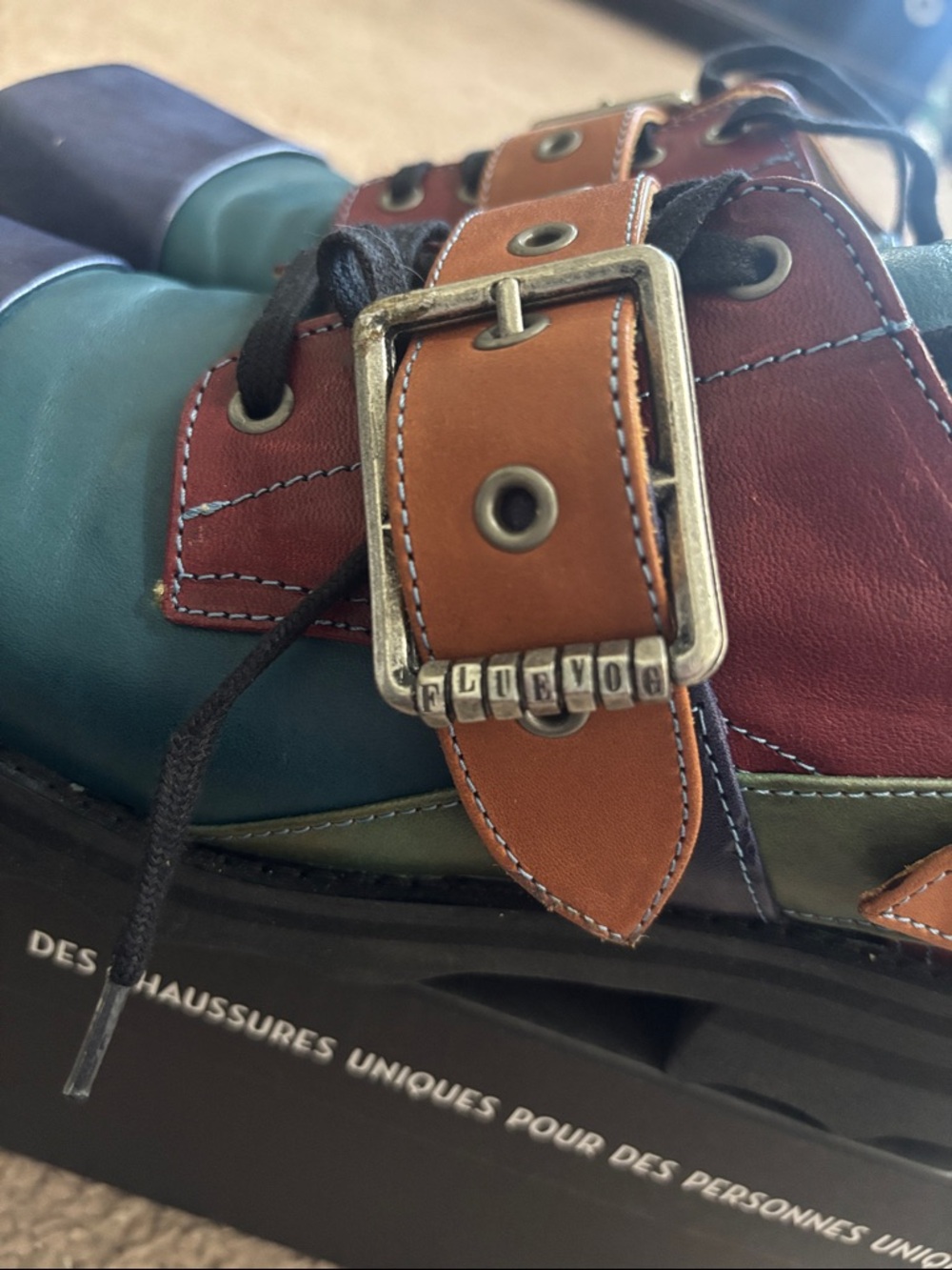 Fluevog Multi-Color Leather Shoes - Picture 5 of 9